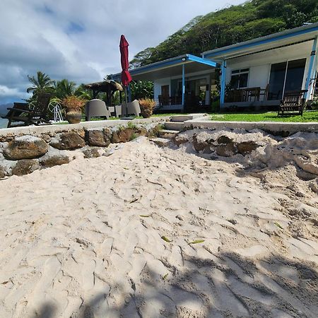 Duplex En Bord De Mer Fare Tahitea Pension Taputapuapea Bagian luar foto